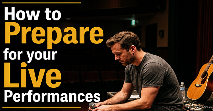 How to Prepare for Your Live Performances
